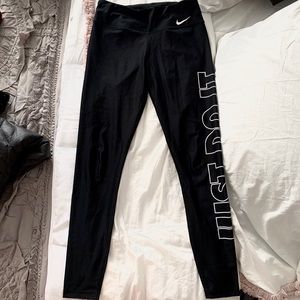 Nike “just do it” leggings